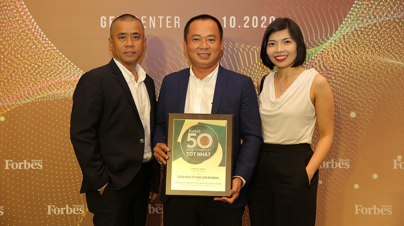 Forbes bình chọn: Thế Giới Di Động số 1 lĩnh vực bán lẻ 2020