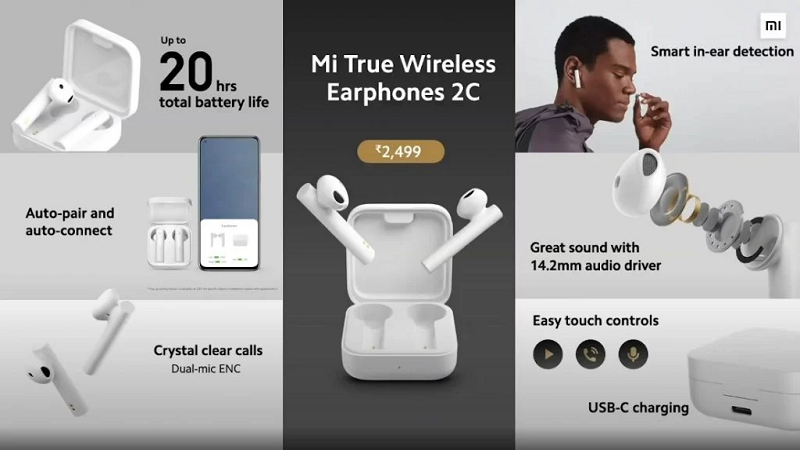 Mi True Wireless Earbuds 2C Mi True Wireless Earbuds 2C