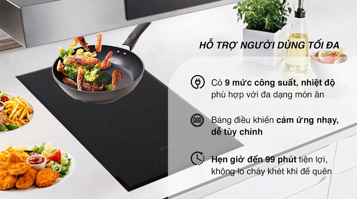 Bếp hồng ngoại đôi lắp âm Smeg SE332EB