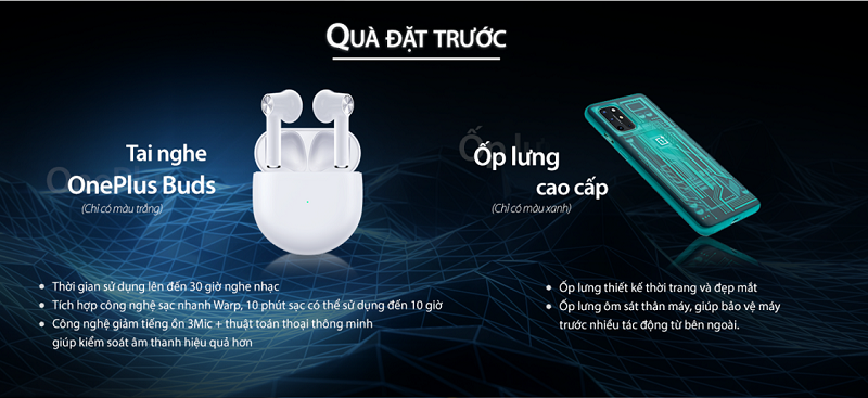 Quà tặng khi đặt trước OnePlus 8T Pro