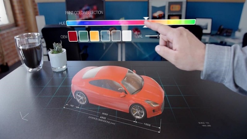 Màn hình Spatial Reality đem lại chất lượng hình ảnh 3D tuyệt vời.