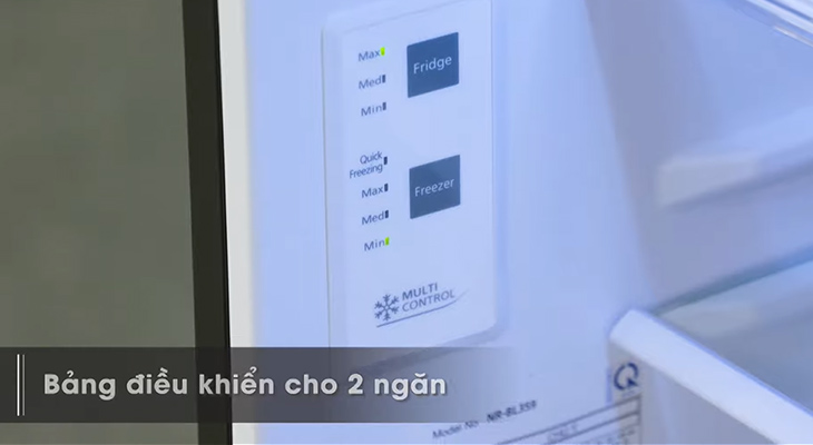 Đánh giá chi tiết tủ lạnh Panasonic NR-BL359PKVN và NR-BL389PKVN - Nút