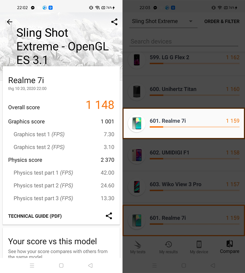 benchmark realme 7i benchmark realme 7i