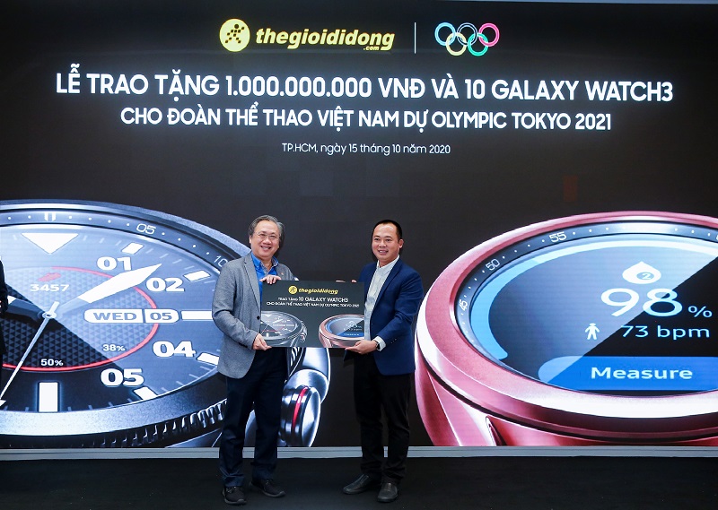 Thế Giới Di Động x Samsung tặng 1 tỷ đồng cho đội tuyển Olympic VN