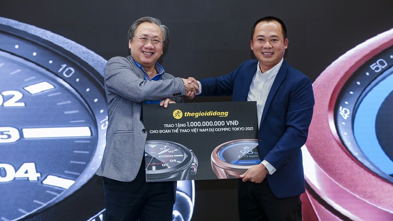 Thế Giới Di Động x Samsung tặng 1 tỷ đồng cho đội tuyển Olympic VN