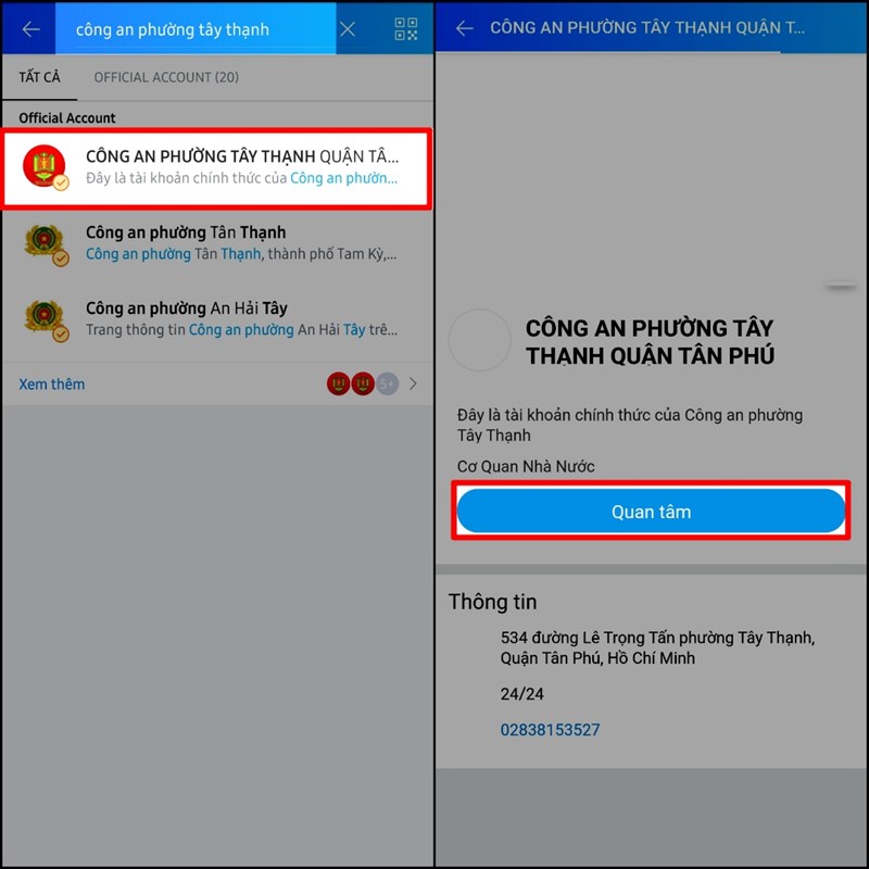 Tra cứu số điện thoại công an khu vực trong những trường hợp khẩn cấp Tra cứu số điện thoại công an khu vực trong những trường hợp khẩn cấp