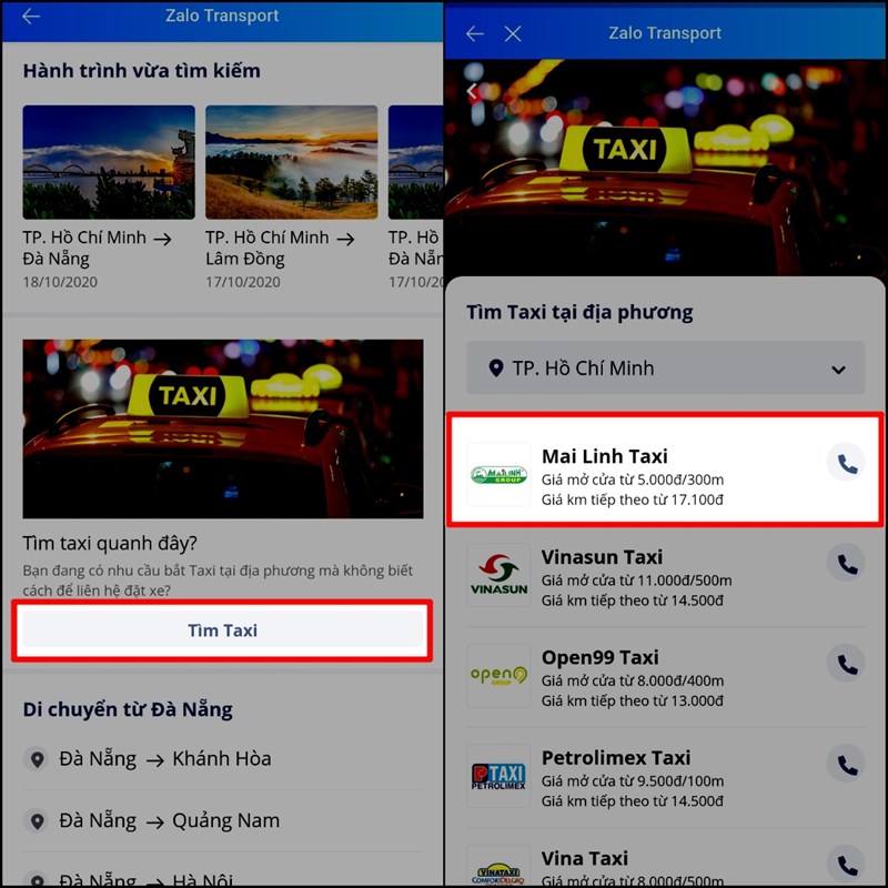 Tìm xe khách, xe taxi, chuyến tàu cực đơn giản Tìm xe khách, xe taxi, chuyến tàu cực đơn giản