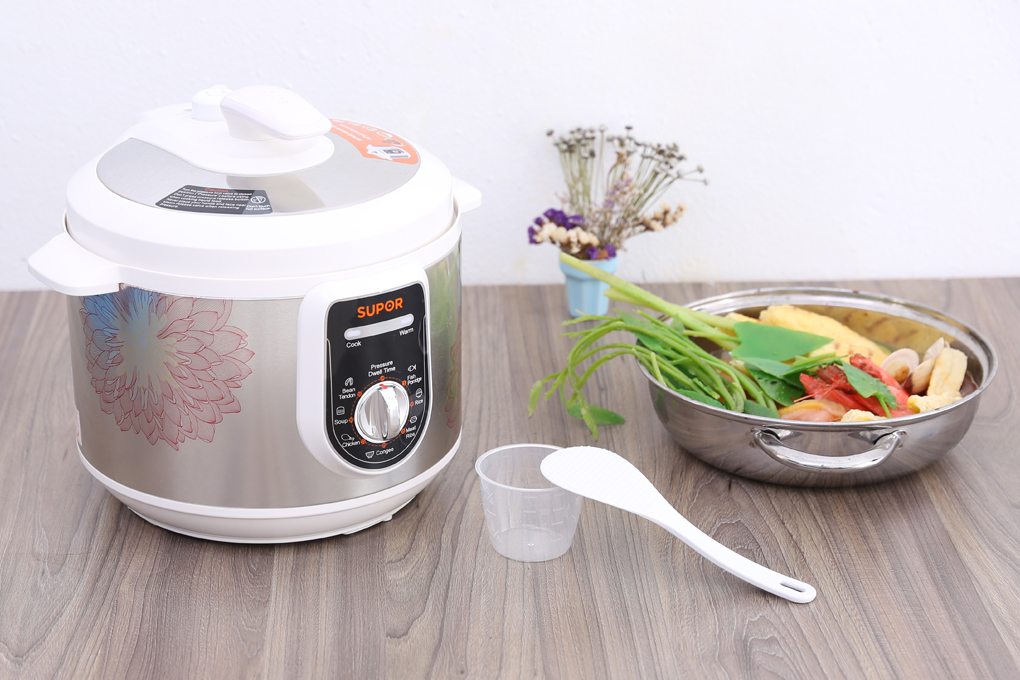 Nồi áp suất điện Supor SPC50YA310VN tự động ngắt điện khi quá nhiệt