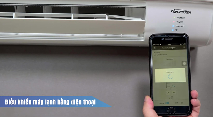 Review dòng máy lạnh WPU-WKH-8M của Panasonic > Máy lạnh Panasonic Inverter CU/CS-WPU-WKH-8M - Panasonic Comfort Cloud