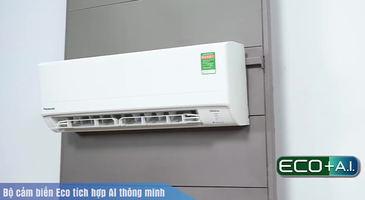 Review dòng máy lạnh WPU-WKH-8M của Panasonic > Máy lạnh Panasonic Inverter CU/CS-WPU-WKH-8M - Eco và AI