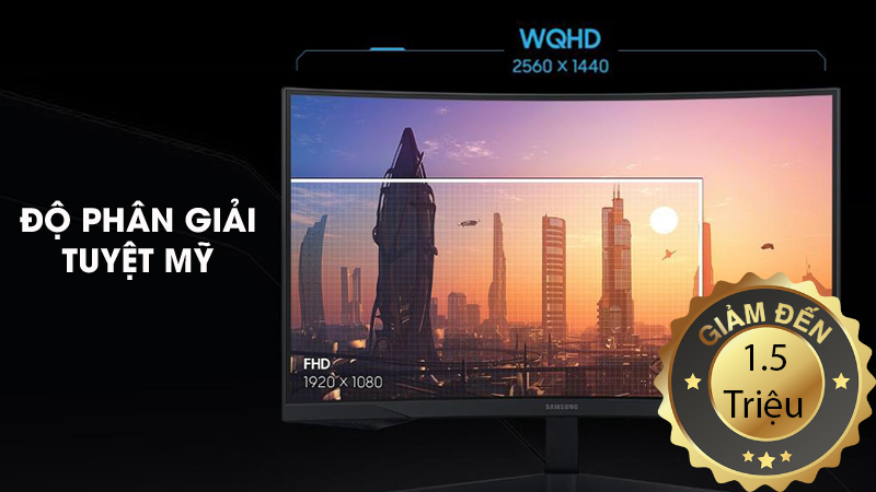 Màn hình máy tính Gaming Samsung giảm giá đến 1.5 triệu đồng Màn hình máy tính Gaming Samsung giảm giá đến 1.5 triệu đồng