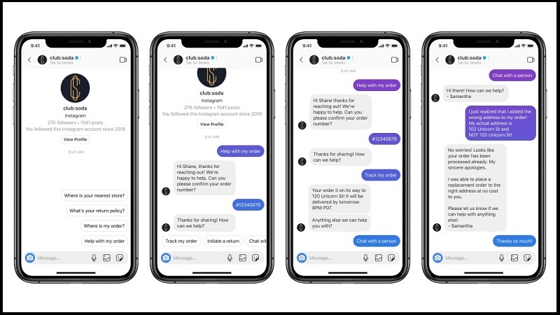 Tích hợp tin nhắn Instagram với Facebook Messenger