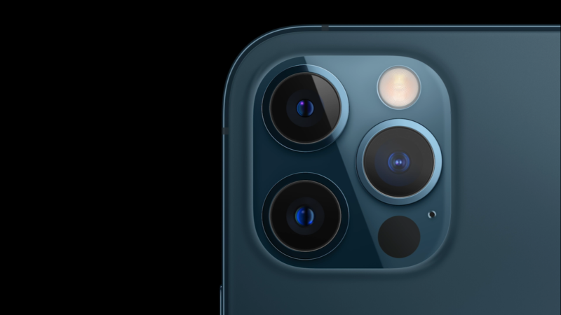 Cụm camera trên iPhone 12 Pro