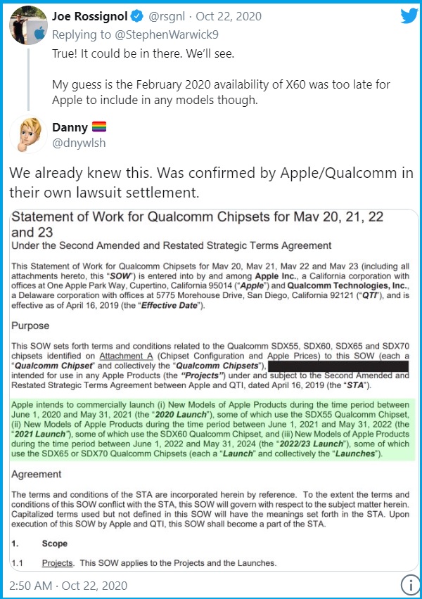 iPhone 13 có thể được trang bị chip 5G tốc độ của Qualcomm