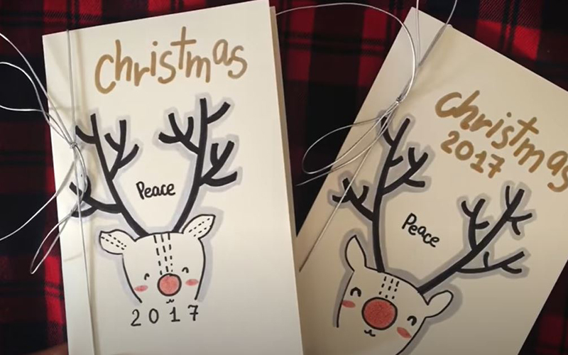 10+ cách làm thiệp Noel, trang trí thiệp Giáng Sinh đẹp, đơn giản