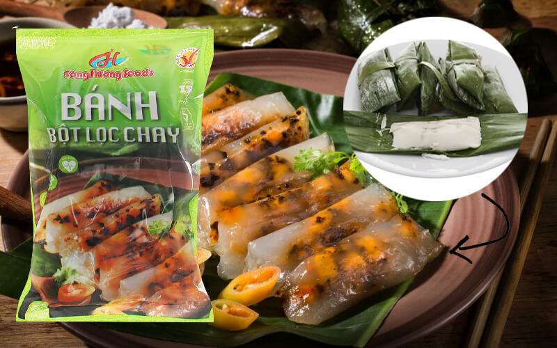 Bánh bột lọc chay Sông Hương