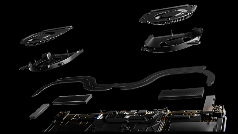 Card đồ họa Nvidia GeForce RTX Max-Q bên trong máy