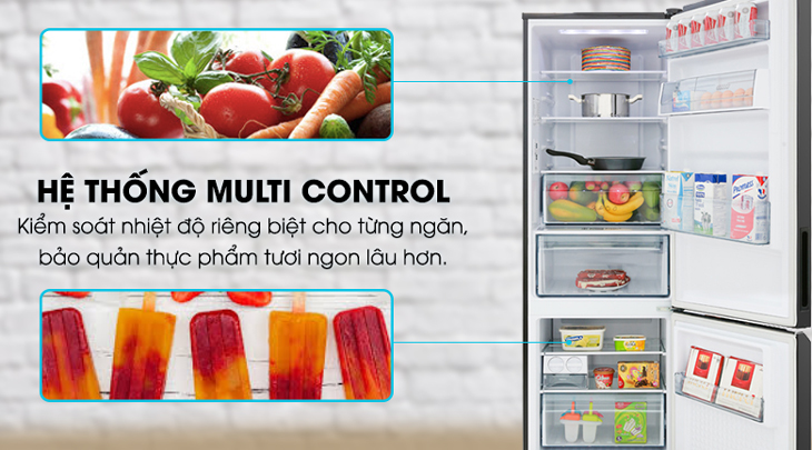Đánh giá chi tiết tủ lạnh Panasonic NR-BC360QKVN - Multi Control