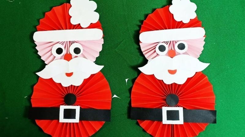 Mẫu thiệp Giáng sinh ông già Noel ngộ nghĩnh