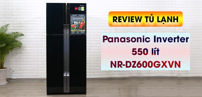 Review tủ lạnh 4 cánh Panasonic NR-DZ600GXVN: Đẹp - Sang - Tiện lợi