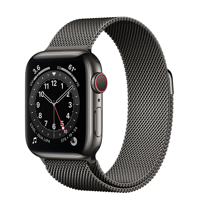 Apple Watch 6 vỏ thép không gỉ đen
