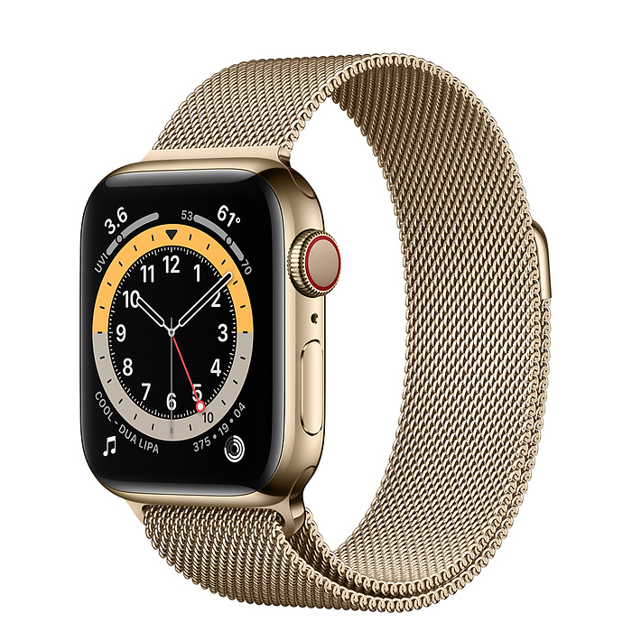 Apple Watch 6 vỏ thép không gỉ vàng