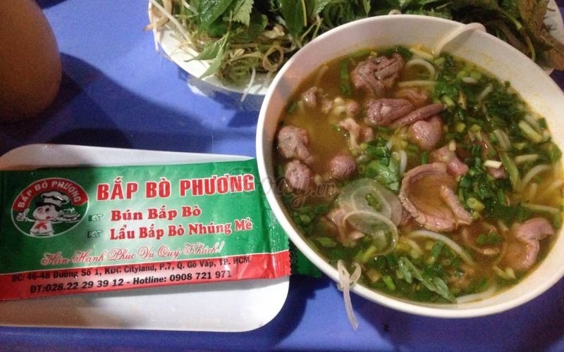 Bún bắp bò Phương