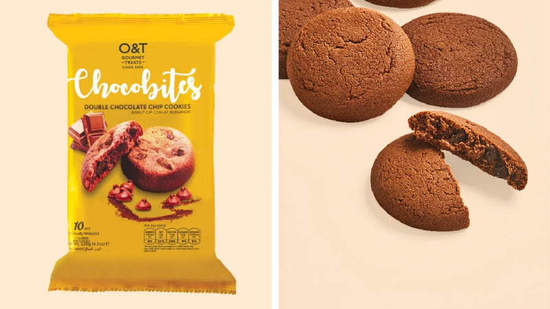 Bánh quy nhân chocochip O&T Chocobites