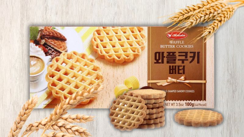 Bánh quy bơ Kokola Waffle Butter Cookies