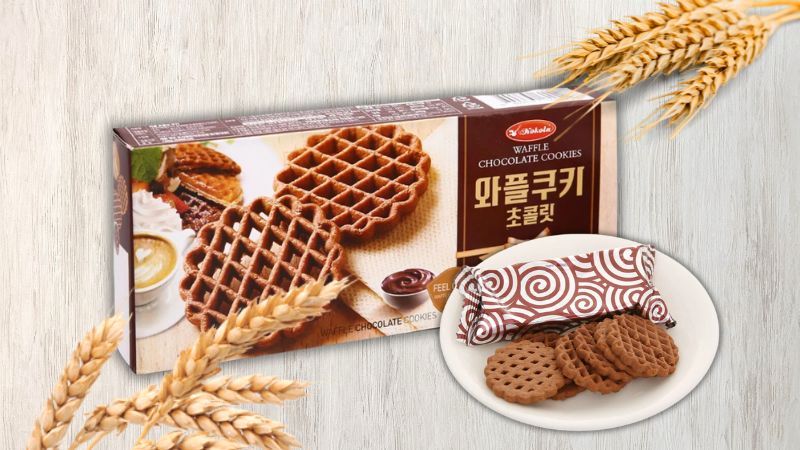 Bánh quy socola Kokola Waffle Chocolate Cookies