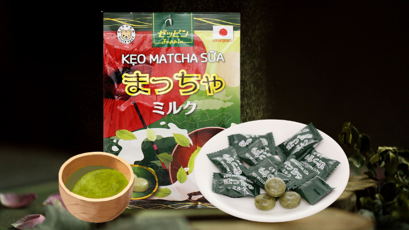 Kẹo matcha sữa Zeppin