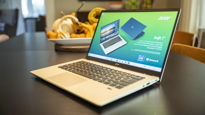 Acer Swift 3X là chiếc laptop đầu tiên của Acer trang bị card đồ họa rời của Intel