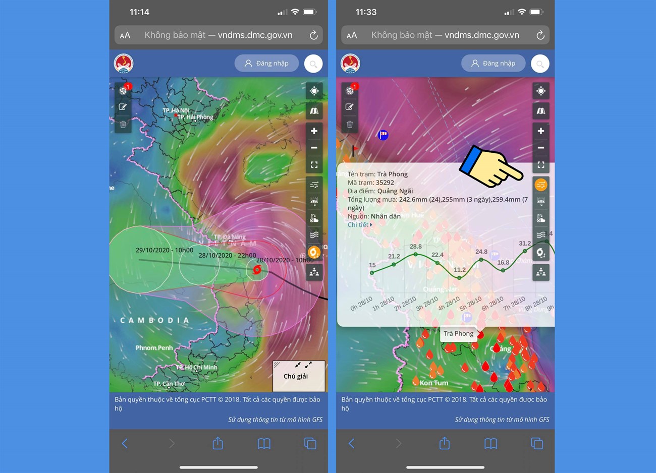 Các phương pháp dự báo thời tiết hàng không hiện nay ở Việt Nam