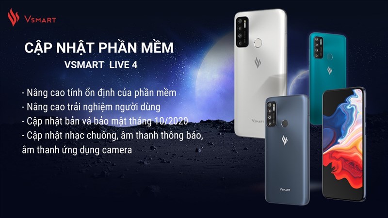 Vsmart Live 4 và Vsmart Active 3 được cập nhật phần mềm giúp nâng cao tính ổn định và trải nghiệm người dùng