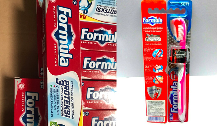Kem đánh răng và bàn chải đánh răng thương hiệu Formula Kem đánh răng và bàn chải đánh răng thương hiệu Formula