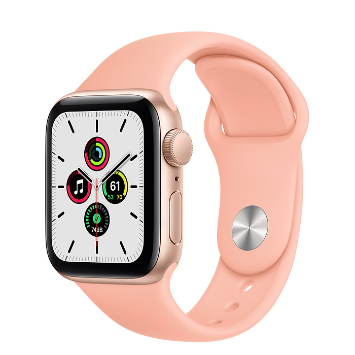 Apple Watch SE vỏ nhôm màu vàng hồng