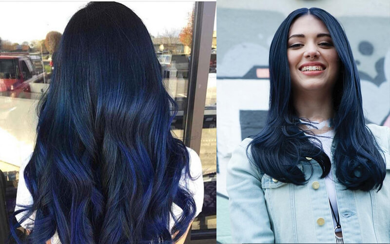 Top 13 màu tóc xanh đen trendy đẹp nhất đang thịnh hành đáng để thử