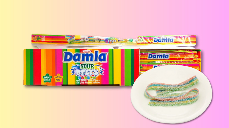 Kẹo dẻo hương trái cây Damla Sour Belts