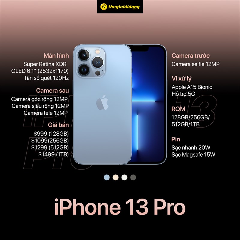 Với màn hình cực kỳ lớn và công nghệ camera tiên tiến, iPhone 13 Pro Max không chỉ là một chiếc điện thoại thông minh tuyệt vời mà còn là một \