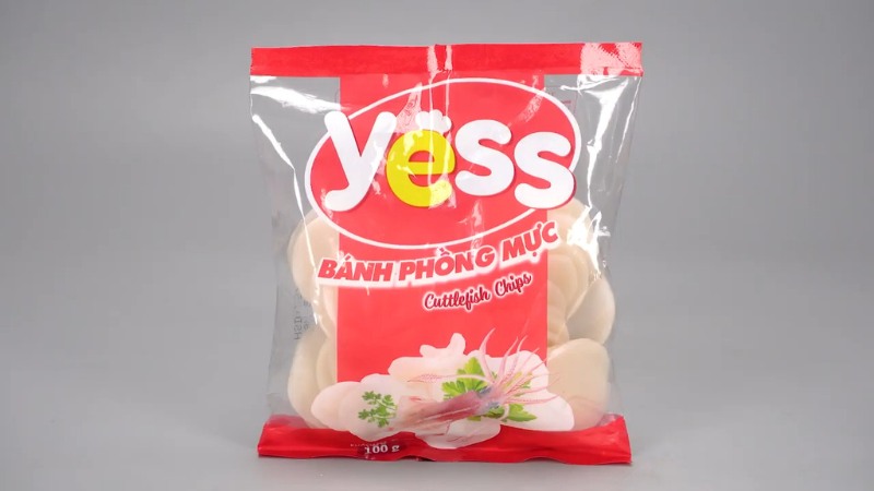 Bánh phồng mực Yess gói 100g