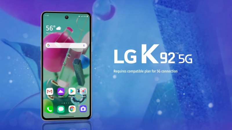 LG K92 5G có màn hình IPS LCD Full HD+ 6.7 inch với thiết kế đục lỗ chứa camera selfie 16 MP LG K92 5G có màn hình IPS LCD Full HD+ 6.7 inch với thiết kế đục lỗ chứa camera selfie 16 MP