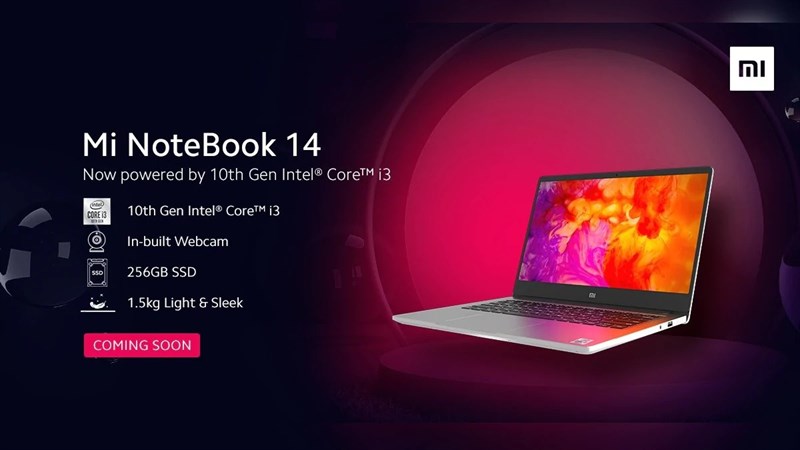 Xiaomi Mi Notebook 14 phiên bản với Intel core i3