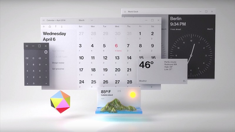 Fluent design Fluent design