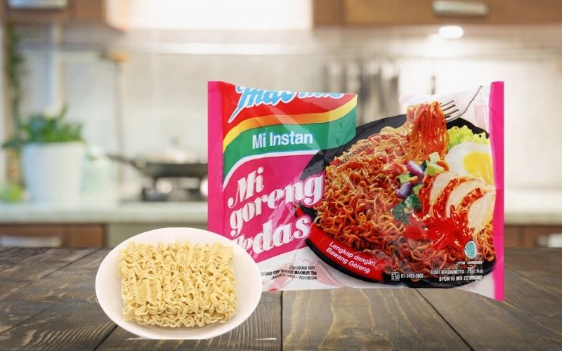 Mì indomie vị cay nồng