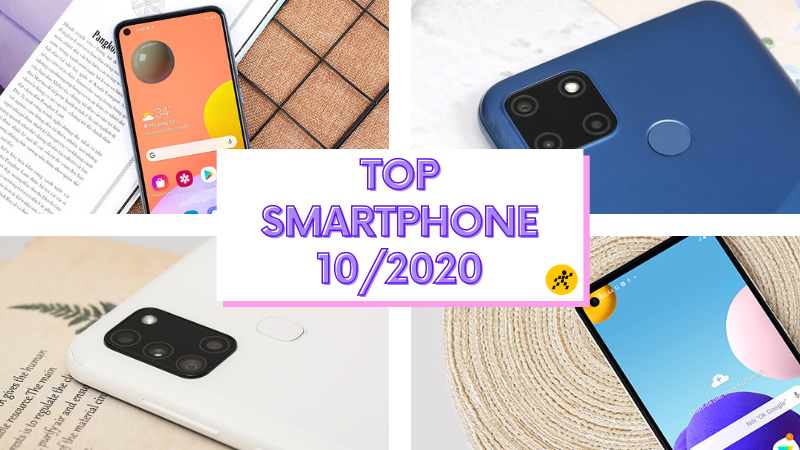 Top smartphone bán chạy nhất tháng 10/2020 tại Thế Giới Di Động Top smartphone bán chạy nhất tháng 10/2020 tại Thế Giới Di Động