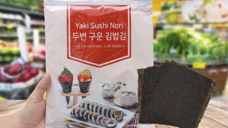 Rong biển cuộn cơm Humanwell Yaki Sushi Nori