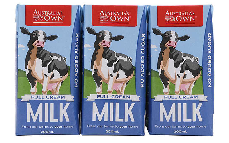 Sữa nguyên kem không đường của Úc Hộp 1 Lít