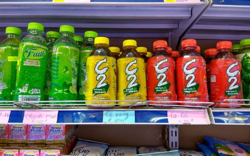 Sản phẩm trà xanh C2 Sản phẩm trà xanh C2