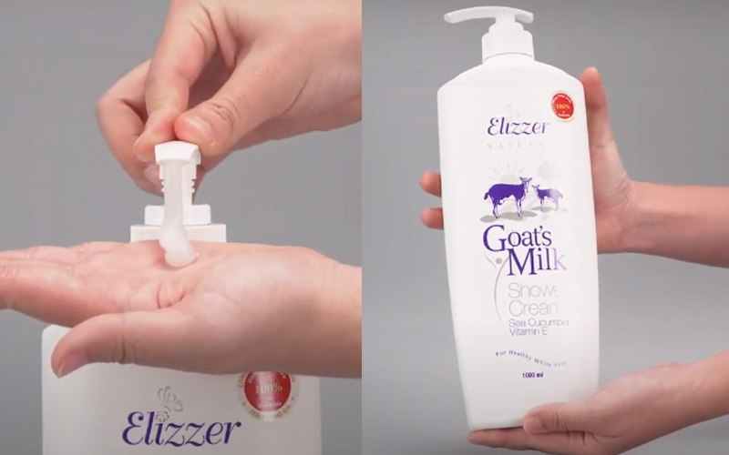 Sữa tắm Elizzer Natural tinh chất sữa dê