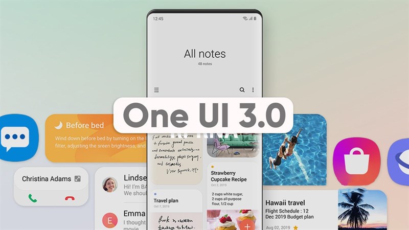 One UI 3.0 One UI 3.0